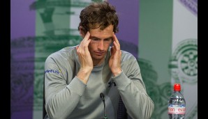 Auf der anschließenden Pressekonferenz kann Murray seine Enttäuschung nicht verbergen
