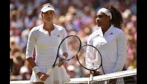 ...sondern zwischen diesen beiden Damen. Garbine Muguruza und Serena Williams bestritten das Finale der Damen