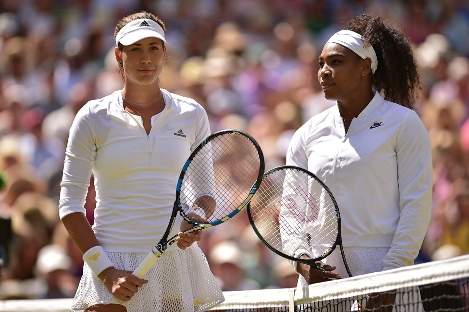 ...sondern zwischen diesen beiden Damen. Garbine Muguruza und Serena Williams bestritten das Finale der Damen