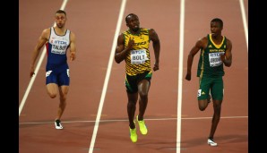 Ein Usain Bolt kann es sich erlauben, auf dem Videowürfel zu gucken, was woanders so passiert