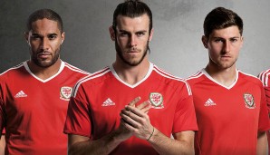 WALES: Das Trikot von Bale und seinen Mitstreitern sieht eher aus wie ein Kreisliga-Basic-Kit
