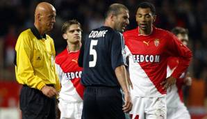 AS Monaco - Real Madrid (CL-Viertelfinale): 3:1 (Hinspiel: 2:4) - Pierluigi Collina pfiff das Rückspiel im Fürstentum ... und sah die Legenden um Zidane und Ronaldo untergehen. Dabei hatte Raul die Königlichen bereits in Führung geschossen.