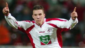 Platz 26: Lukas Podolski, 18 Jahre - 6 Monate - 12 Tage war Poldi alt, als er sein zweites Buli-Tor im Trikot des 1. FC Köln erzielte
