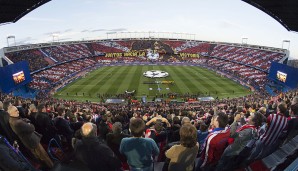 ATLETICO MADRID - FC BARCELONA 2:0: Das altehrwürdige Vicente Calderon bietet einen würdigen Rahmen für den spanischen Knaller