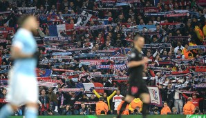 Die mitgereisten Fans aus der französischen Hauptstadt machten ordentlich Dampf