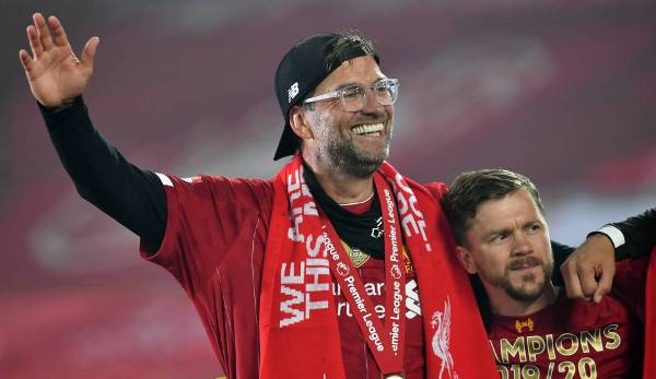 Nach der ersten Meisterschaft des FC Liverpool nach 30 Jahren: "Wir sind die Champions in England, in Europa und der ganzen Welt. Wir haben vier wirklich wichtige Pokale gewonnen."