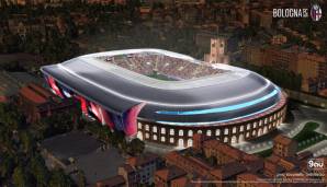 Der FC Bologna setzt auf einen Mix aus Historie und Moderne. Die alte Fassade soll in Teilen erhalten bleiben. Das legendäre Marathon-Tor aus alten Mussolini-Zeiten, das dem Dall’Ara seinen Charme verleiht, bleibt ebenso.