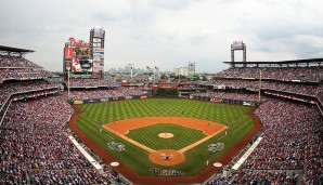 Citizens Bank Park in Philadelphia: Seit 2004 spielen die Phillies dort und erreichten zweimal die World Series in dieser Zeit - 2008 gewannen sie gar den Titel hier