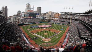 Progressive Field in Cleveland: Früher als "Jacob's Field" bekannt, wurde der Ballpark sukzessive zum Schmuckkästchen geformt