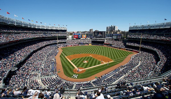 Yankee Stadium in der Bronx/New York: Seit 2009 ist die dritte Version des legendären Yankee Stadiums im Dienst. Direkt zum Start gab's den 27. Titel für die Bronx Bombers