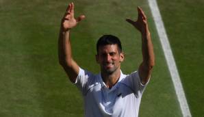 Novak Djokovic hat zum siebten Mal Wimbledon gewonnen. Damit zieht er mit US-Legende Pete Sampras gleich - und liegt nur noch einen Titel hinter Roger Federer. Hat er damit bei der Gesamtzahl der Slams aufgeschlossen? Wir zeigen das All-Time-Ranking.