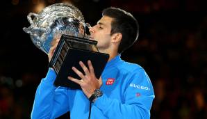 Platz 2: Novak Djokovic (SRB), 21 Titel, 9 Mal Australian Open, 2 Mal French Open, 7 Mal Wimbledon, 3 Mal US Open