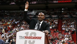 Lediglich vier Nummern werden in Miami nicht mehr vergeben, darunter die #10 von Tim Hardaway
