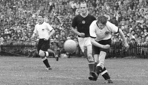 Platz 13: Fritz Walter (1940-1985): 33 Tore in 61 Länderspielen