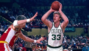 60 Punkte: LARRY BIRD (Boston Celtics) im März 1985 gegen die Atlanta Hawks
