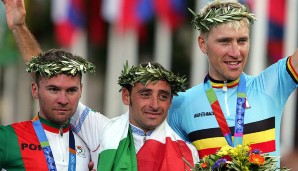 Axel Merckx (r.): Der Belgier wurde 2004 in Athen Olympia-Dritter im Straßenrennen
