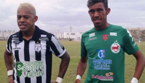 Der Ex-Herthaner Marcelinho traf im Dezember 2016 erstmals in einem Pflichtspiel auf seinen Sohn Rodrigo (19 Jahre)