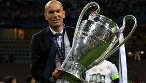 Zinedine Zidane: Der Franzose gilt als einer der besten Fußballer aller Zeiten. Als Cheftrainer triumphierte er in der Saison 15/16 mit den Königlichen
