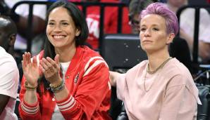 Und wenn wir schon bei den US-Frauen sind: Morgans Teamkollegin Megan Rapinoe ist mit WNBA-Star Sue Bird zusammen.