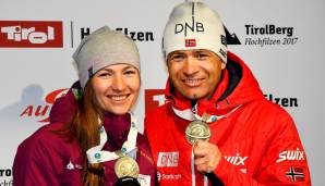 Jeder Schuss ein Treffer, jeder Schuss ist drin! Das Biathlon-Traumpaar heißt Ole Einar Björndalen und Darya Domracheva. Seit 2016 sind sie Eltern einer Tochter.