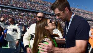 Seit 2018 sind NASCAR-Pilotin Danica Patrick und Quarterback Aaron Rodgers von den Green Bay Packers ein Paar.