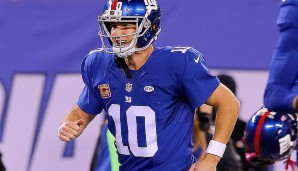 Platz 8: Eli Manning (Giants) - 113 Siege