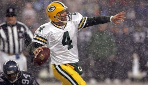 Platz 3: Brett Favre (Packers, Jets, Vikings) - 199 Siege