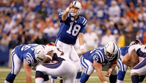 Platz 2: Peyton Manning (Colts, Broncos): 200 Siege