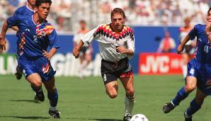 Halbfinals waren sonst nicht so Häßlers Ding. Als Welt- und Europameister war er Besseres gewohnt. 1989 und 1992 wurde er übrigens Deutschlands Fußballer des Jahres.