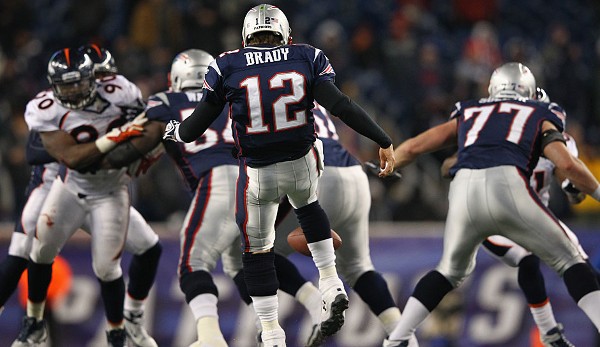 Platz 14: AFC-Divisional-Runde, Januar 2012: New England Patriots - Denver Bronocs 45:10