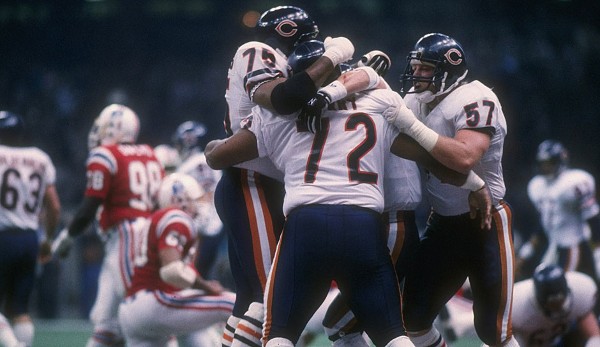 Platz 13: Super Bowl, Januar 1986: Chicago Bears - New England Patriots 46:10