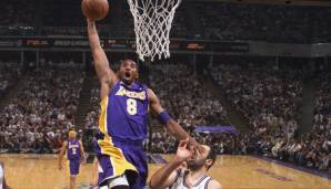 Kobe Bryant war der größte Basketball-Superstar des neuen Jahrtausends. Er wurde 1996 von den Charlotte Hornets gedraftet - und für Vlade Divac per Trade zu den Lakers geschickt.