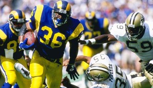 1995 gab es gleich zwei Umzüge, beide weg aus La La Land: Die Rams um Jerome Bettis gingen nach St. Louis ...
