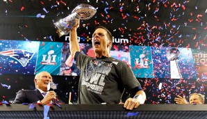Tom Brady wurde zum vierten Mal zum MVP des Super Bowls gewählt und brach damit einen weiteren Tie mit Montana - ebenso mit seinem fünften Titel