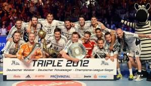 THW KIEL: Die Saison 2011/12 war die beste Spielzeit einer Mannschaft in der Geschichte der Handball-Bundesliga. Die Zebras gewannen alle 34 Spiele, wurden mit 68:0 Punkten Meister, DHB-Pokalsieger und holten auch noch die Champions League.