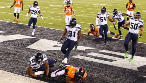 XLVIII: Seattle Seahawks - Denver Broncos 43:8 - Die Broncos kamen mit ihrer Rekord-Offense - und liefen gegen eine Mauer. Seattle machte den Super Bowl zu einer komplett einseitigen Angelegenheit und zerstörten Denver mit knallharter Defense