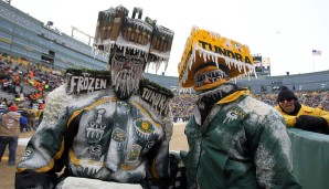 Der nächste Fan-Promi kommt aus Green Bay: Jahr für Jahr packt dieser Packers-Fan sein spektakuläres "Frozen Tundra"-Outfit aus - und schafft es aus dem kalten Lambeau damit regelmäßig in diverse Texte und Packers-Berichte