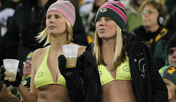 Nach so viel Männlichkeit ist jetzt aber höchste Zeit für ein wenig Frauen-Power: Diese Packers-Fans zeigen, wie tough die Ladies in Wisconsin sind