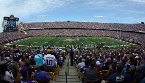 Last but not Least: Die Minnesota Vikings. Der amtierende NFC-North-Champ musste übergangsweise vor 52.525 Zuschauern im offenen TCF Bank Stadium ran...