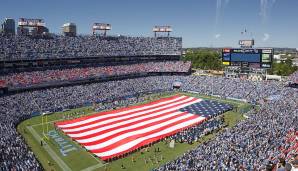 Seit 2015 heißt das LP Field der Tennessee Titans Nissan Stadium. Hier passen noch immer 69.143 Zuschauer rein, 1999 wurde die Arena für 290 Millionen Dollar fertig gestellt