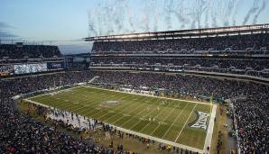 Auch Cowboys-Hass-Gegner Philadelphia ist seit einer Weile nicht mehr umgezogen. Die Eagles eröffneten 2003 ihr Lincoln Financial Field, 69.176 Zuschauer passen hier rein. Die Arena kostete damals 512 Millionen Dollar