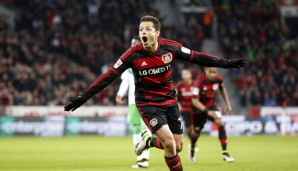 Rang 4: Chicharito von Bayer Leverkusen (17 Tore)