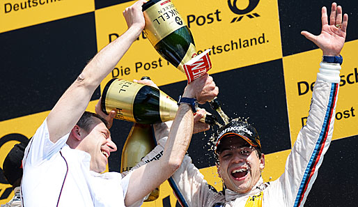 Erster Sieg im ersten Rennen: Augusto Farfus gewann den DTM-Auftakt der Saison 2013 mit einer fehlerfreien Leistung