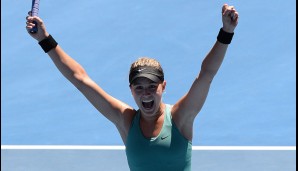 Bei den Australian Open spielte sich die Newcomerin des Jahres dann überraschend ins Halbfinale