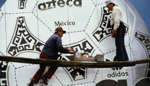 Den ersten vollsynthetischen Ball gab es 1986 in Mexiko. Genau wie das Finalstadion hieß er Azteca.