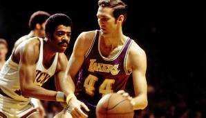 Platz 15: JERRY WEST - 970 Assists in 153 Spielen - Los Angeles Lakers.