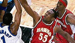 1997 & 1998: Dikembe Mutombo (C, Atlanta Hawks)