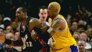 Passend zum Lakers-Jersey, in das er 1999 für 23 Spiele schlüpfte, trug er sein Haar Gold. Karl Malone war einer seiner Lieblingsgegenspieler, den er für Chicago in den Finals '98 in Ketten legte.
