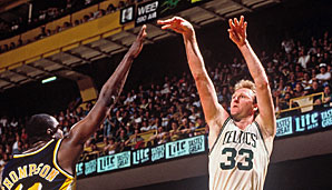 1984 bis 1986: Larry Bird (Boston Celtics)