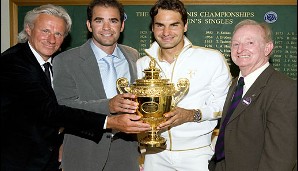 Federer feierte seinen 15. Grand-Slam-Sieg und steht damit über den Legenden Björn Borg (11), Pete Sampras (14) und Rod Laver (11)